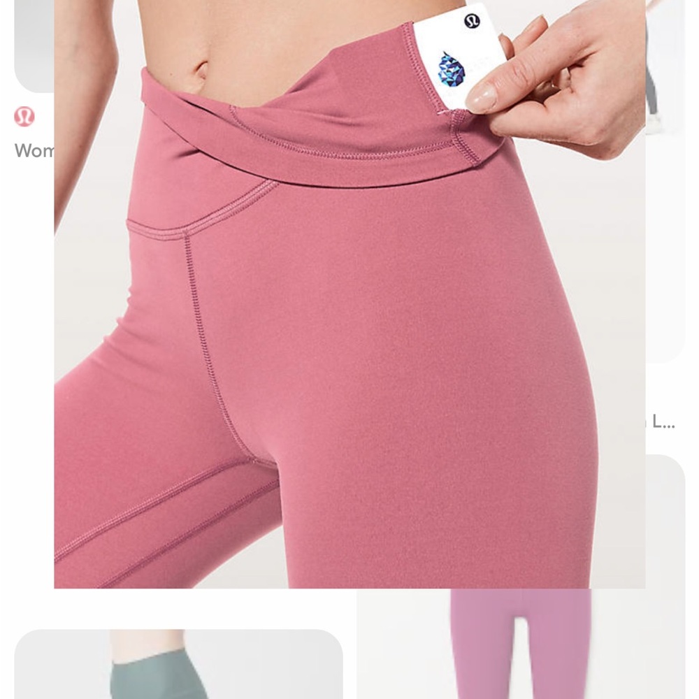 Lululemon pink align leggings